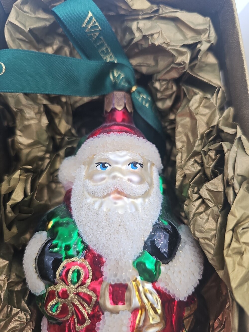 Waterford Holiday Heirlooms Santa Ornament w/ Box